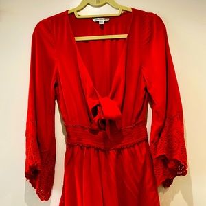 Red American Eagle romper